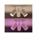 Philips HUE  8720169319516 LED Spot-Deckenleuchte Fugato  | 3x4,2W GU10 | 2000-6500K+RGBK