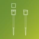 Philips 8720169362109 LED solar Erdspießleuchte Blaise  integrierte LED-Quelle