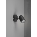 Trio 880400132 Wand- oder Spotleuchte Angelo 1x5w | Gu10 | IP44 - schwarz