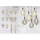 TRIO 907-854 LED Design Lampe Globe 1x8W | E27 | 260L | 2700K - dimmbar, rauchglas