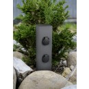 TRIO 9964-42 Steckdosensäule 4 Steckdosen Garden Socket | 3600W max - anthrazit