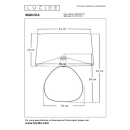 Lucide L105508173 Tischlampe MADUKA  E27