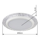 Globo 48294-22 LED Deckenleuchte ABIGAIL | 22W integrierte LED-Quelle | 1460lm | 3000K
