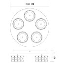 Globo 49350D4 LED Aufbauleuchte Amur 1x40W | 4000K
