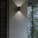 LED Außenwandleuchte Apollo AP2 2x3W - schwarz