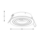 Zuma Line 003064-024586 Einbauleuchte CHUCK GU10