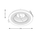 Zuma Line 003064-024575 Einbauleuchte CHUCK GU10