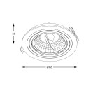 Zuma Line 003064-024576 Einbauleuchte CHUCK GU10