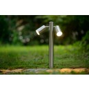 Lucide 14867/98/30 LED Außenstehleuchte Arne 2x10W | GU10 | 2700K | IP44