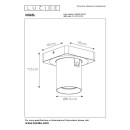 Lucide L099290502 Spot-Wandleuchte NIGEL GU10 | 2200-3000K
