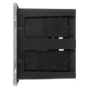 ZC0109 EMOS LED Orientierungsleuchte quadratisch 1.5W warmweiß IP65 Edelstahl