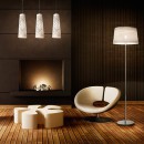 Ideal Lux 082523 Pendelleuchte 1x60W Basket | E27 - weiß