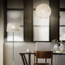 Ideal Lux 082523 Pendelleuchte 1x60W Basket | E27 - weiß