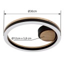 Globo 67298D LED Deckenleuchte BEATRIX  | 12W integrierte LED-Quelle | 600lm | 3000K