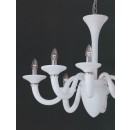 Ideal Lux 019383v Pendelleuchte 5x40W weiß Lady Bianco | E14