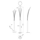 Globo 59229B LED Stehlampe BIZZY | 36W integrierte LED-Quelle | 910lm | 3000K