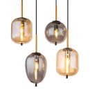 Globo 15345-8A Pendelleuchte BLACKY E14