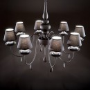 Ideal Lux Hängeleuchte Blanche SP12 Nero 12x40W E14 - Design-Geschichte