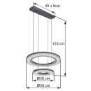 Globo 67191-50 LED Pendelleuchte BLASIUS  | 50W integrierte LED-Quelle | 1800lm | 2700-6000K