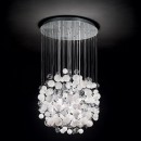 Ideal Lux 093024 Pendelleuchte Bollicine Cromo 14x40W | G9