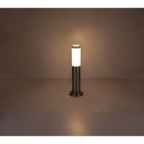 Globo 3158S Gartenstehlampe mit Bewegungssensor Boston 1x60W | E27 | IP44 - Edelstahl, opal