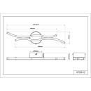 Globo BOYD 67336-12 LED Deckenleuchte | 12W LED | 560lm | 3000K