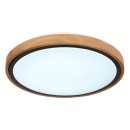 Globo 41764-12 LED Deckenleuchte Bruno 1x12W | 530lm | 3000-4500-6000K - opal, schwarz, braun