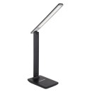 Globo 58400S LED-Tischleuchte Bulla 1x6W | 350lm | 3000-4500-6000K - dimmbar, USB, Berührungsschalter, schwarz