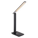 Globo 58400S LED-Tischleuchte Bulla 1x6W | 350lm | 3000-4500-6000K - dimmbar, USB, Berührungsschalter, schwarz