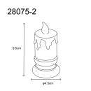 Globo CANDLE 28075-2 LED Tischlampe | 1W LED | 2900K