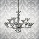 Ideal Lux 044255 Kronleuchter Casanova transparente 8s40W | E14