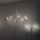 Ideal Lux 057187 Pendelleuchte 5x40W Corte Ruggine | E14