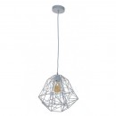 LEDKO 00377 Pendelleuchte 1x40W | E27 - weiß