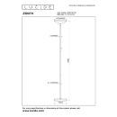 Lucide L197912030 LED Stehlampe ZENITH  | 20W integrierte LED-Quelle | 2200lm | 3000K
