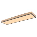 Globo 416080WD4 LED Deckenleuchte Doro 1x24W | 1500lm | 3000K - braun, schwarz, opal