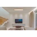 Globo 416080WD4 LED Deckenleuchte Doro 1x24W | 1500lm | 3000K - braun, schwarz, opal