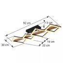 Globo 67288D2 LED Deckenleuchte DUSTIN  | 35W integrierte LED-Quelle | 1880lm | 3000K