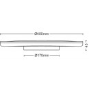 Philips 8719514432000 LED-Deckenleuchte Ozziet 1x22W | 2300lm | 2700K - dimmbar - SceneSwitch, schwarz