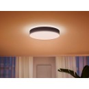 Philips Hue 41160/30 / P6 LED-Deckenleuchte Enrave L + Hue-Schalter 1x33,5w | 4300lm | 2200-6500K - dimmbar, Bluetooth, White Ambiance, schwarz