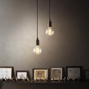 Ideal Lux 138374 Wandleuchte Edison 160W| E27 - schwarz