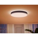 Philips Hue 41161/30 / P6 LED-Decke-Leuchte mit Deckenleuchte XL + Hue-Schalter 1x48w | 1100lm | 2200-6500K - dimmbar, Bluetooth, White Ambiance, schwarz