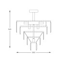 Zuma Line 003064-024500 Deckenleuchte AMEDEO E14