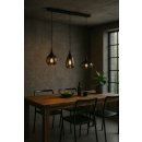Trio 317000332 Pendelleuchte Lumina 3x40W | E14 - höhenverstellbar, schwarz, chrom