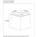 Lucide 09217/04/97 LED Wandleuchte Xio 1x3,5W | G9 | 2700K