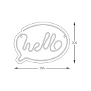 Zuma Line 003064-027940 LED Wandleuchte HELLO integrierte LED-Quelle