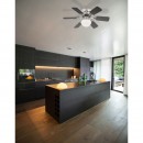 Globo 0307 Deckenleuchte mit Ventilator Ugo 1x60W | E27 - Zugschalter