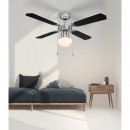 Globo 0309CSW Deckenleuchte mit Ventilator Champion 1x60W | E27 - Zugschalter