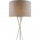 Globo 15185S1 Stehleuchte Paco 1x60W| E27 - grau, matt, Nickel
