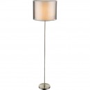 Globo 15190S Stehleuchte Theo 1x60W| E27 - grau, matt, Nickel