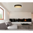 Globo 15229D4 LED Deckenleuchte Clarke 1x60W | 3000L | 3000-6000K - dimmbar, Farbfixierung, Fernbedienung, schwarz, matt Nickel, gold
